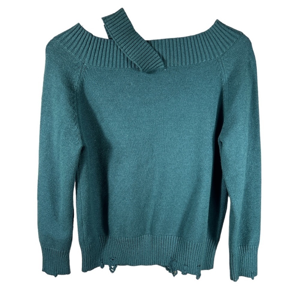 La Miel Design off the shoulder strap Spring Sweater Sz Small NWT